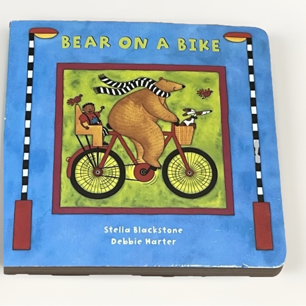 Bear on a Bike Board Book